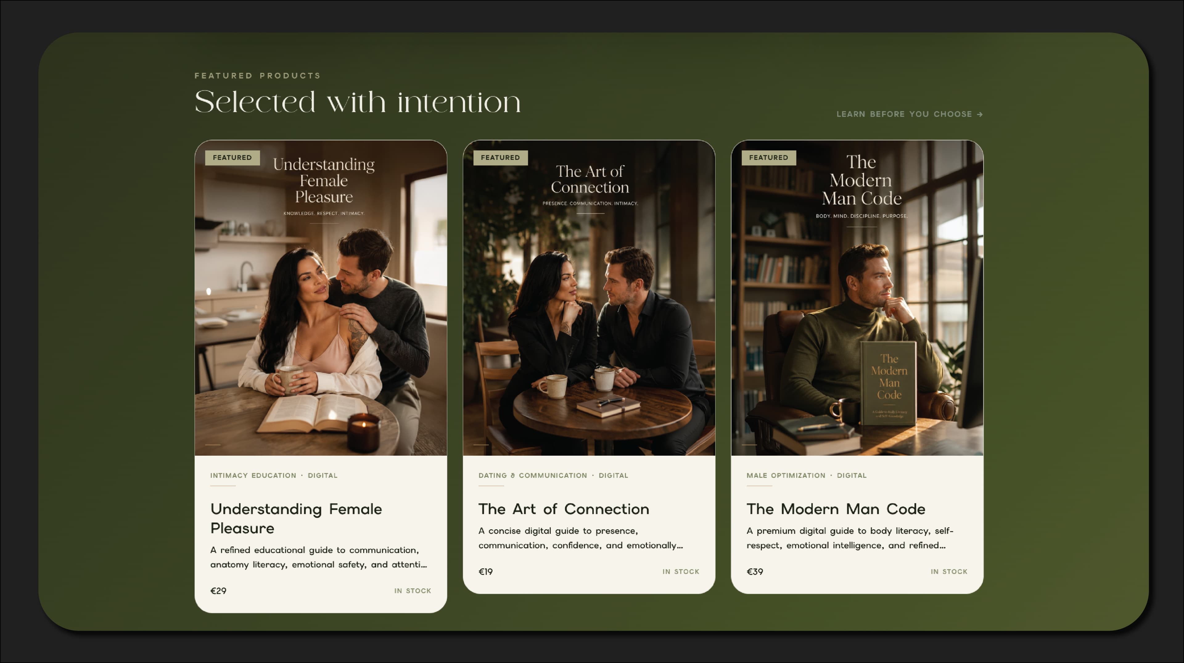 UNVEIL storefront screenshot